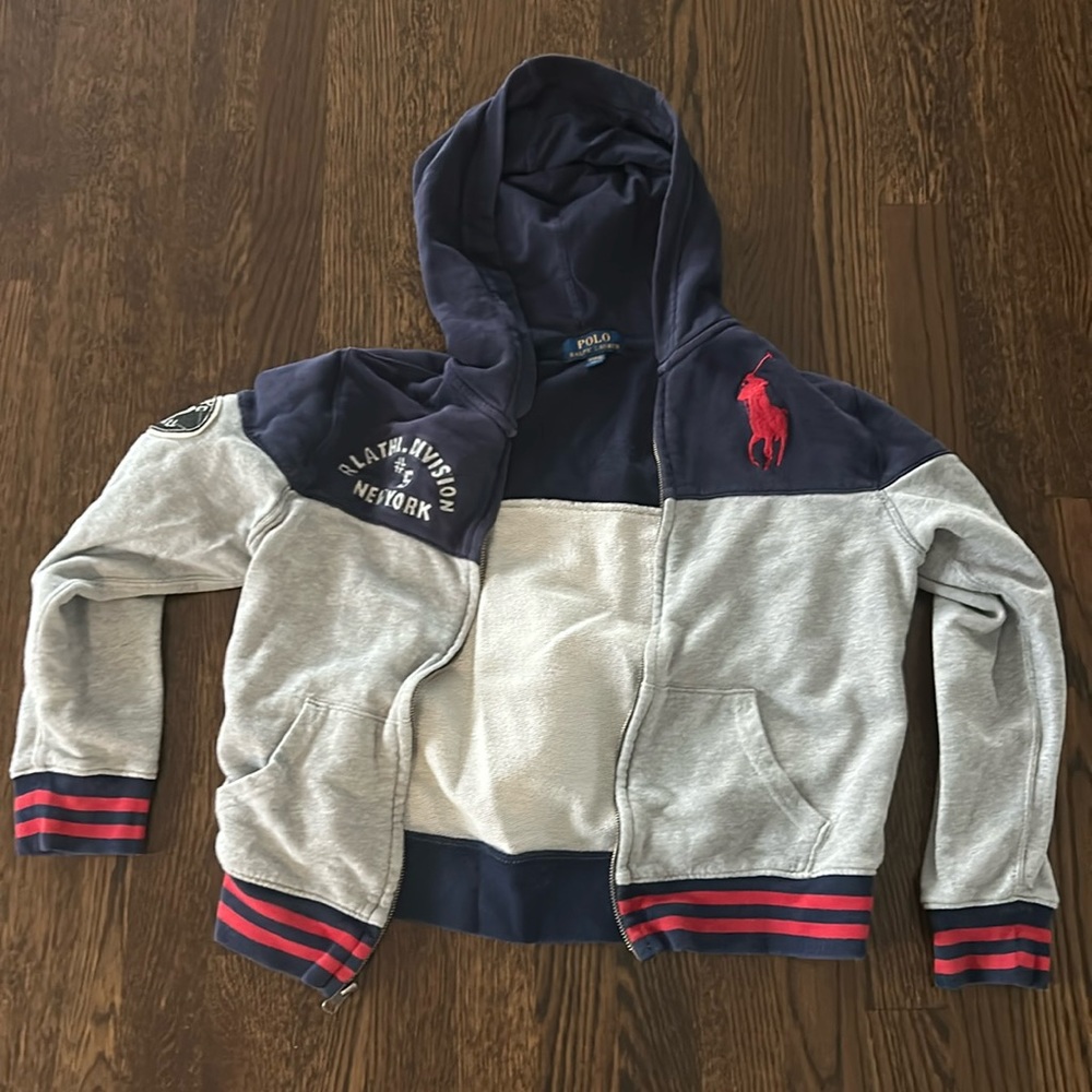 Polo Ralph Lauren Full Zip Sweatshirt - M 10/12